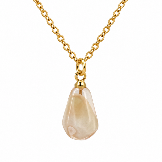 Aril Necklace-White
