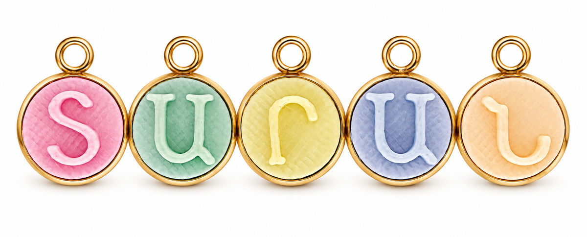 Armenian Initial Token Necklace