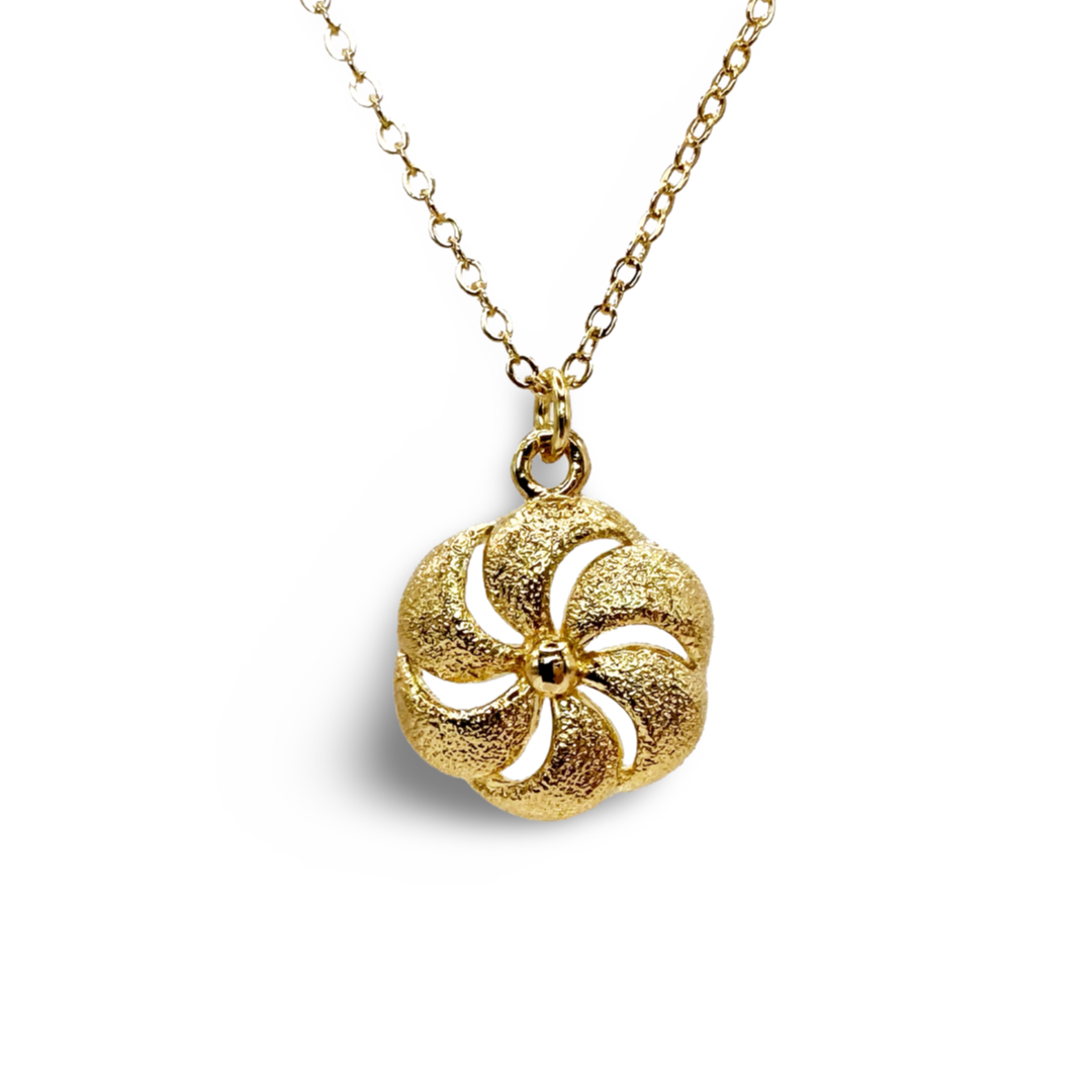 Medium Puffy Dot Arevakhach Necklace