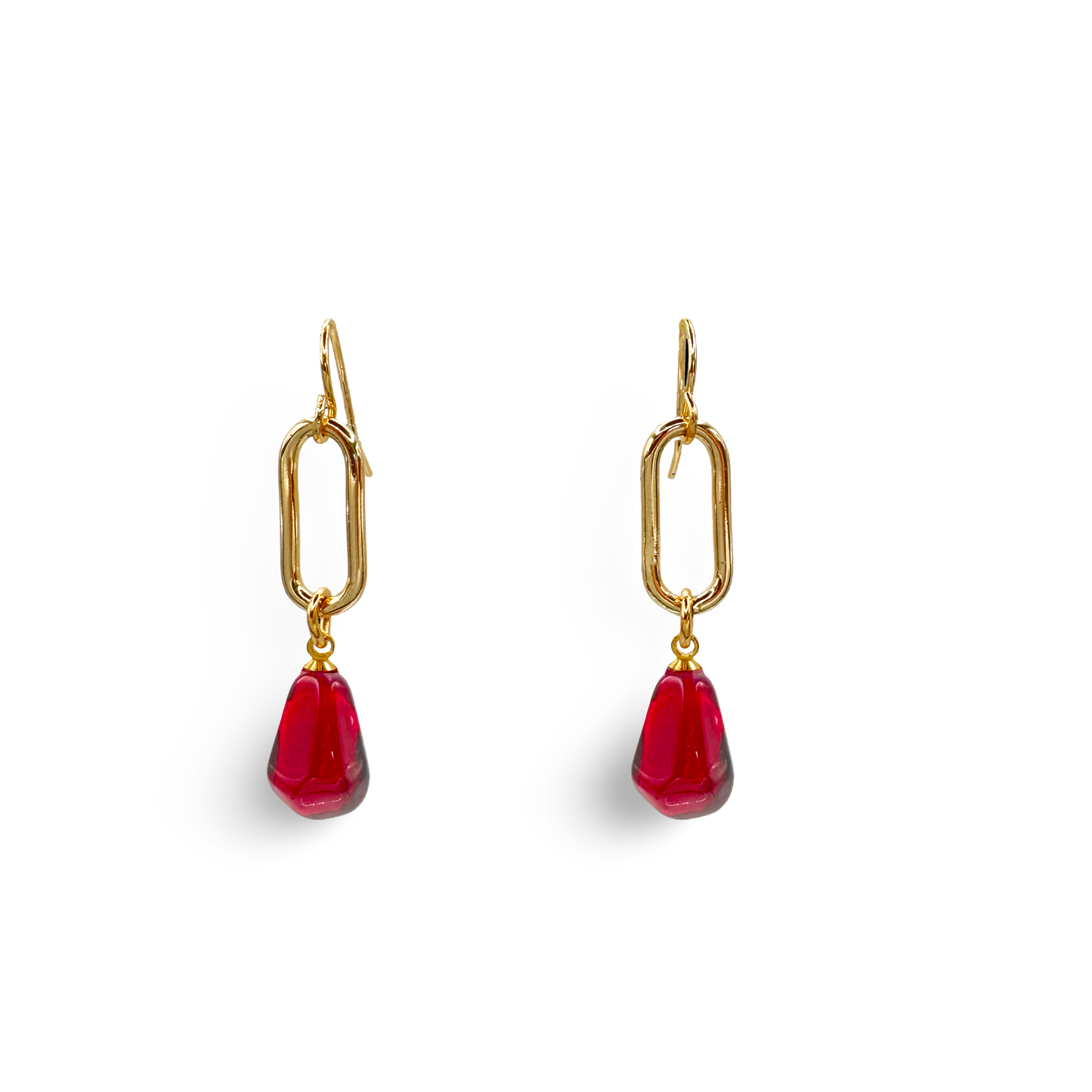 Paperclip Aril Earring