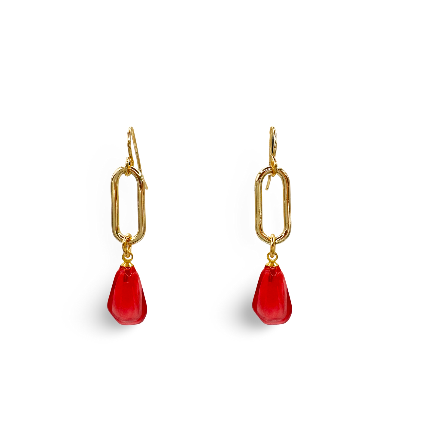 Paperclip Aril Earring