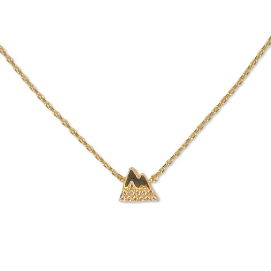 Ararat Mini Pave Mountainscape Necklace