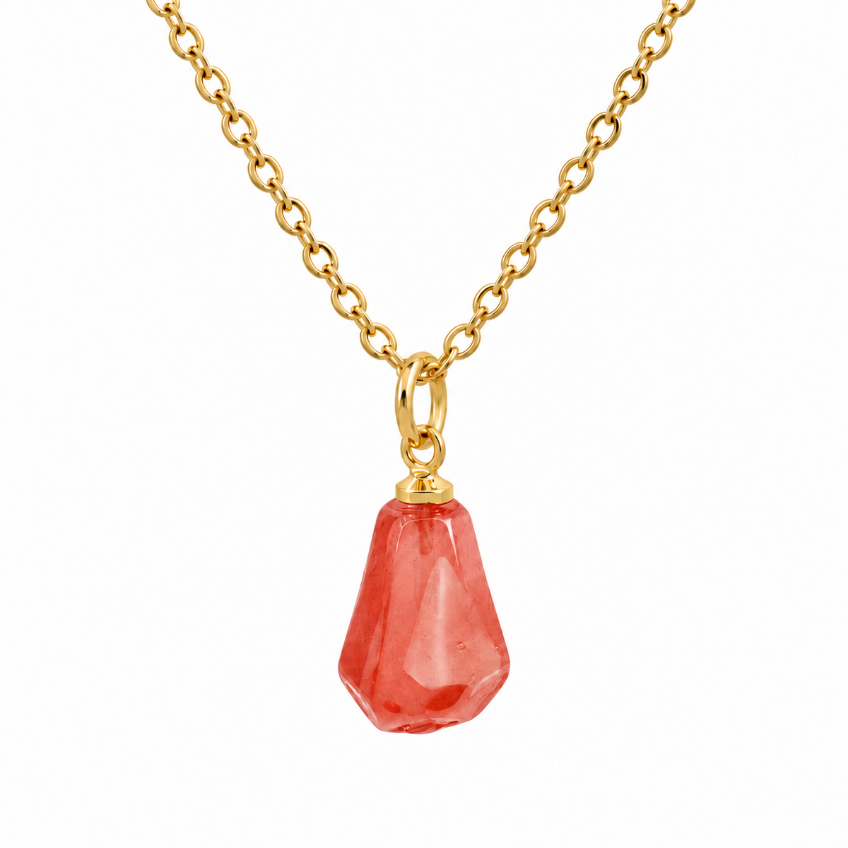 Aril Necklace-Coral