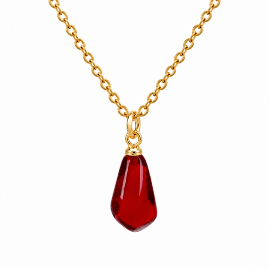 Aril Necklace-Red