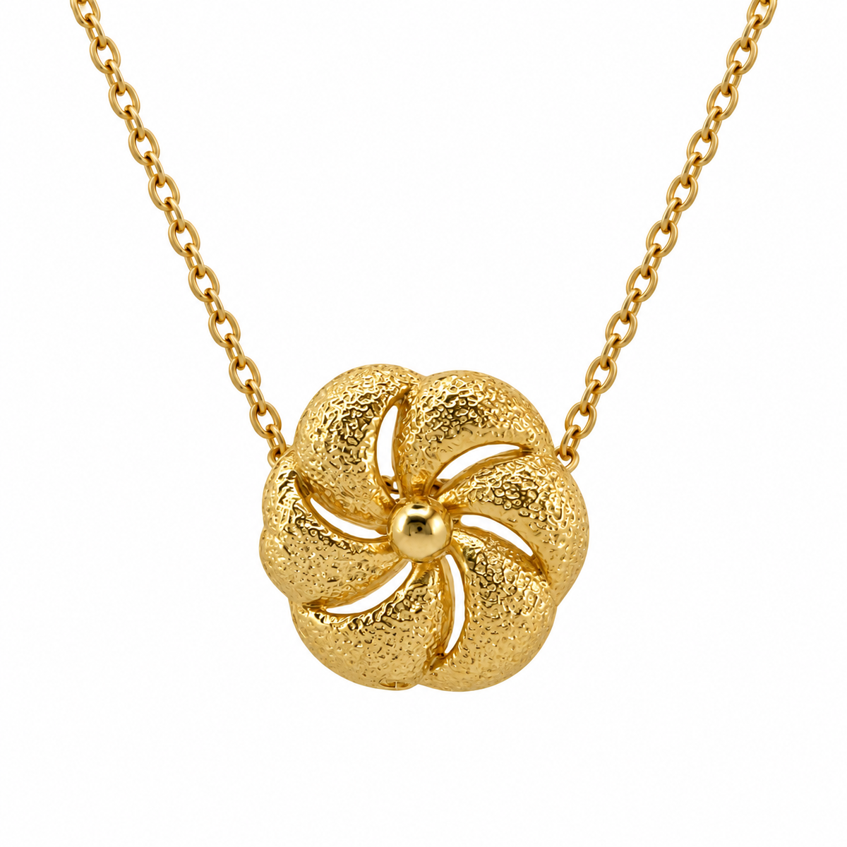 Arevakhach Slide Necklace-Matte Gold