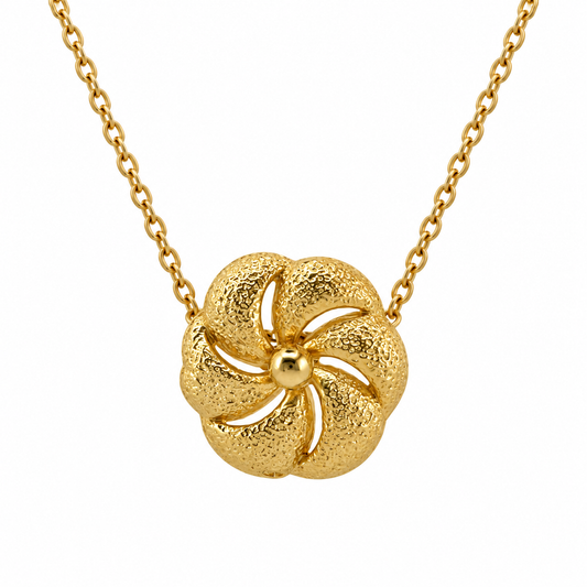 Arevakhach Slide Necklace-Matte Gold