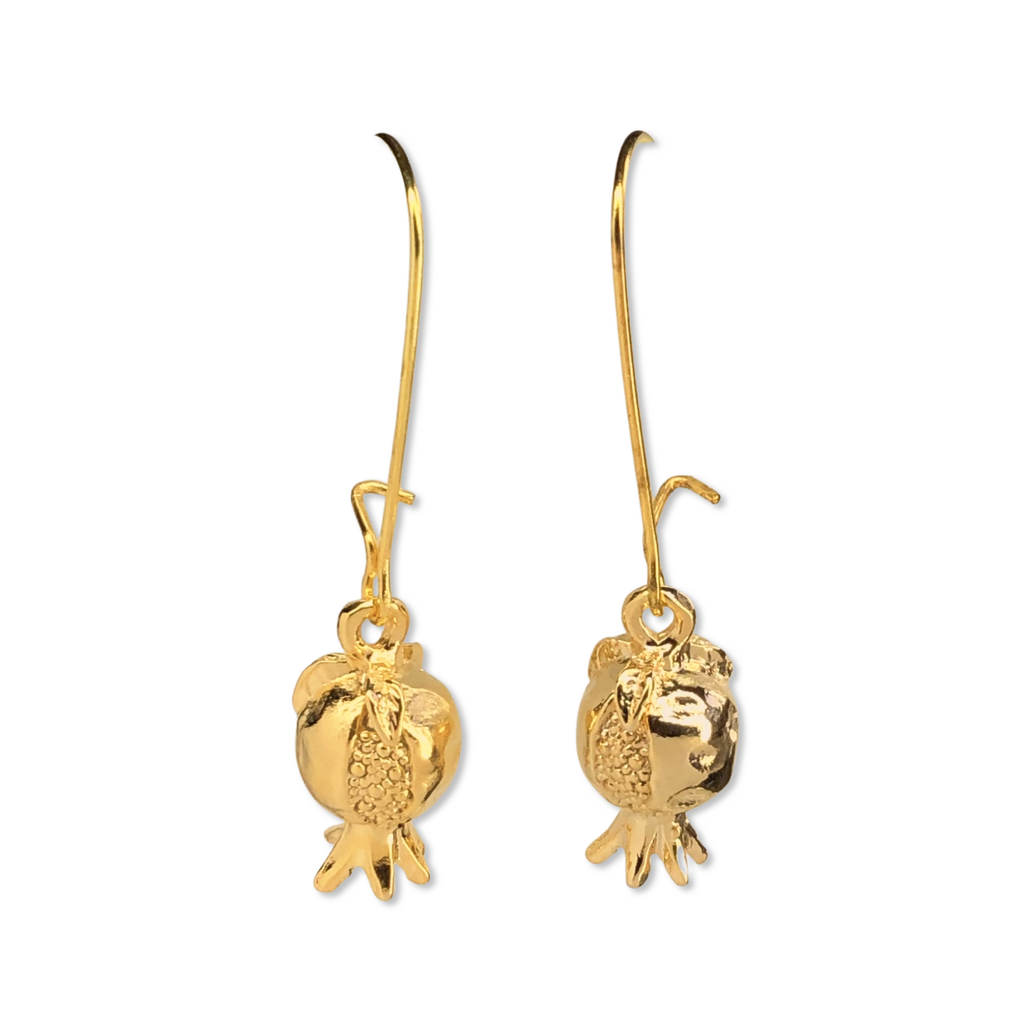 Pomegranate Kidney Wire Earrings