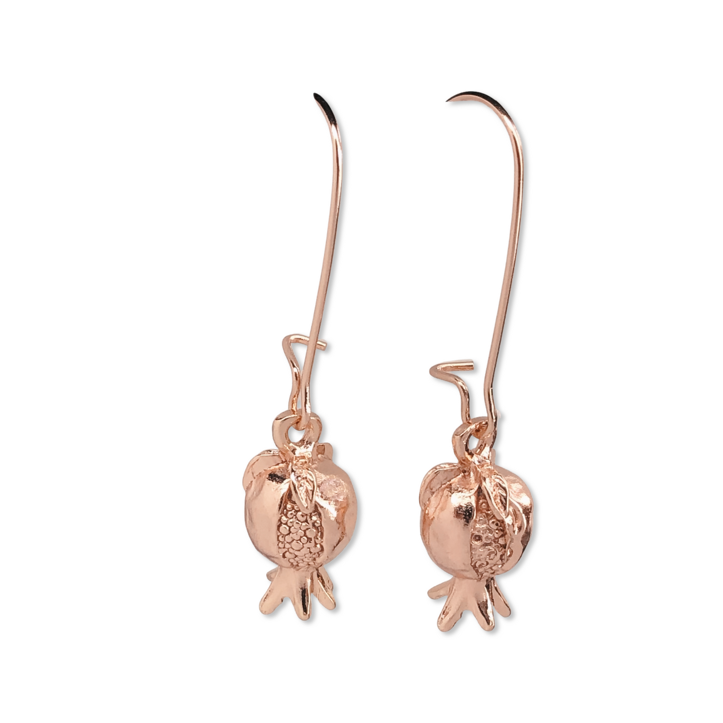 Pomegranate Kidney Wire Earrings