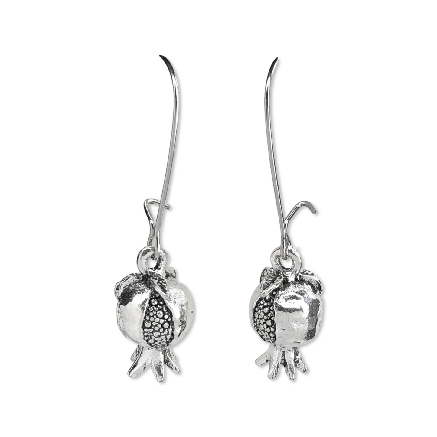 Pomegranate Kidney Wire Earrings
